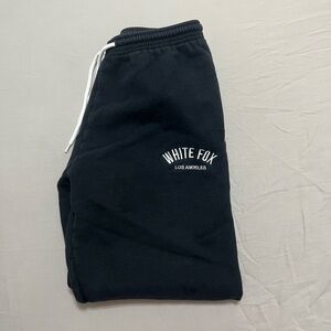 White Fox Boutique Black and White Track Pants